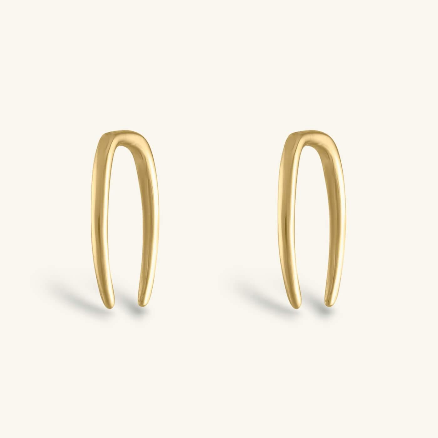 Whisper Open Hoop Earrings in 18g