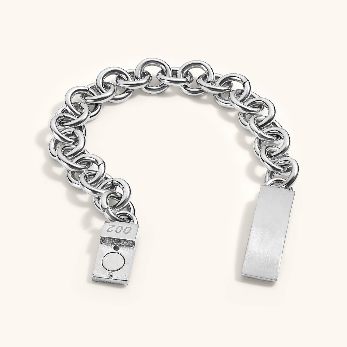 Shops ID Bracelet Silver