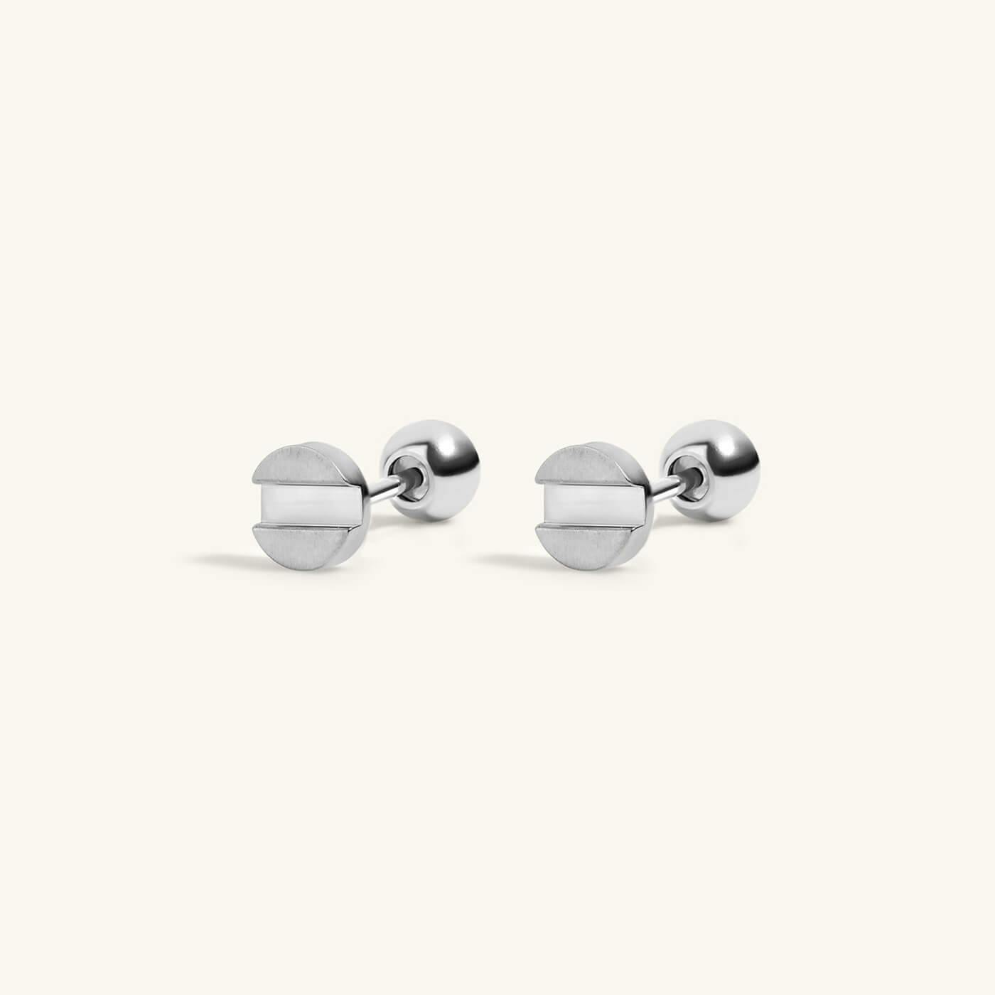 Bolt Studs in Titanium (Silver)