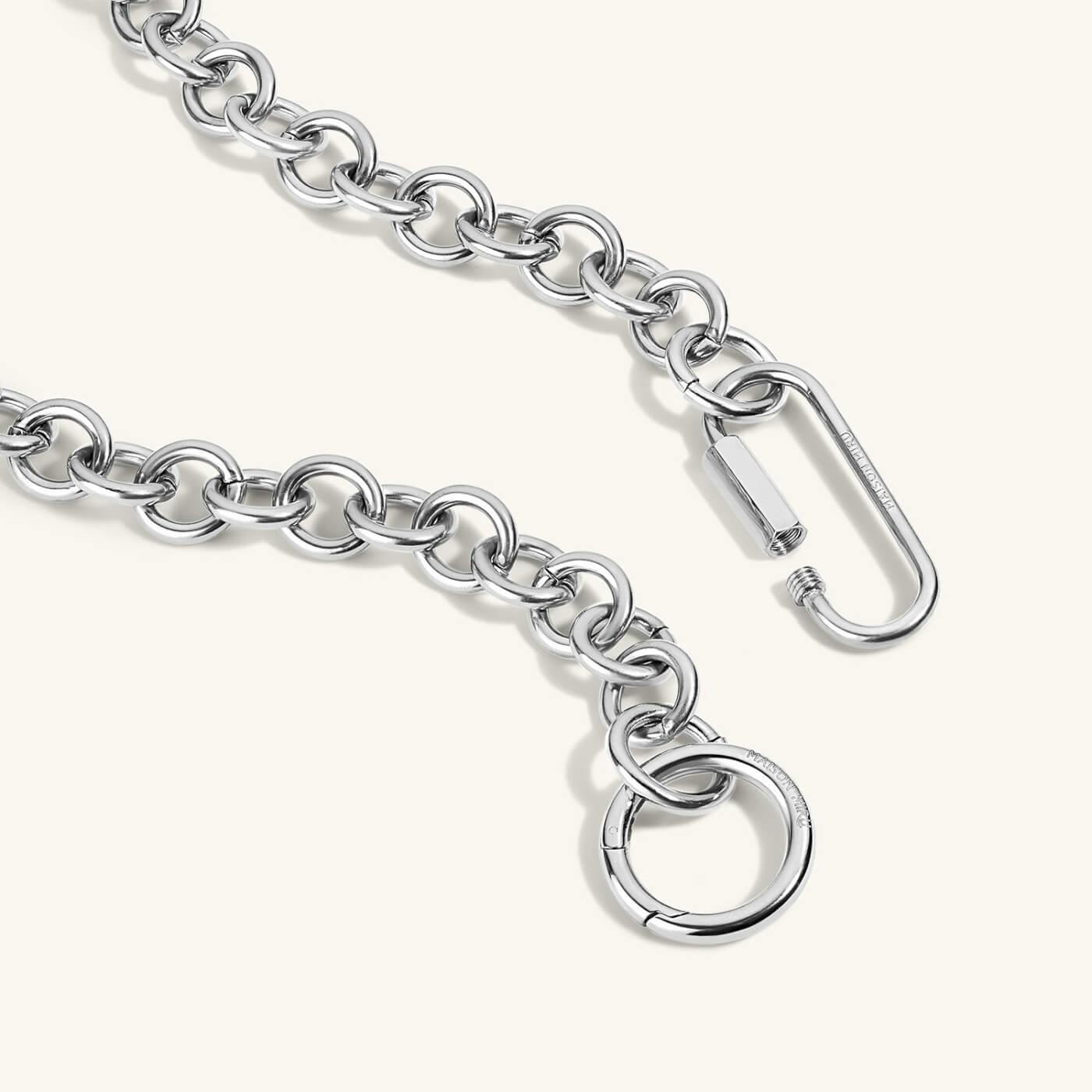 Bubble Lock Necklace (Silver)