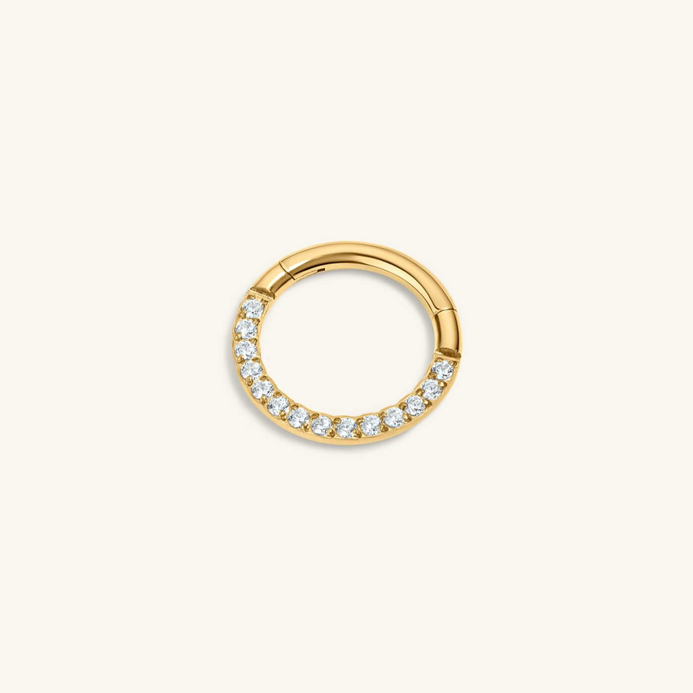 Cosmic Cartilage Hoop in 14k Gold