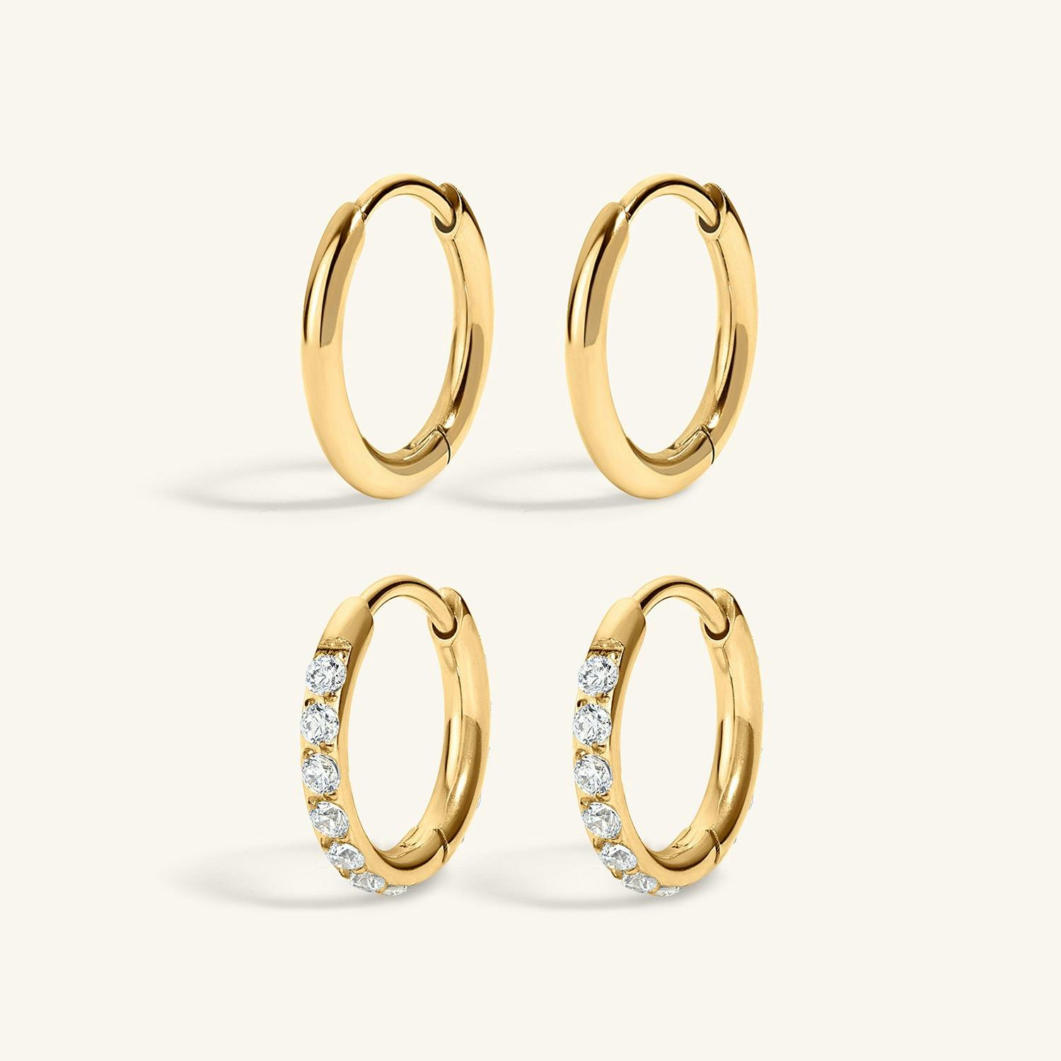 Everyday Hoop Duo (Gold)