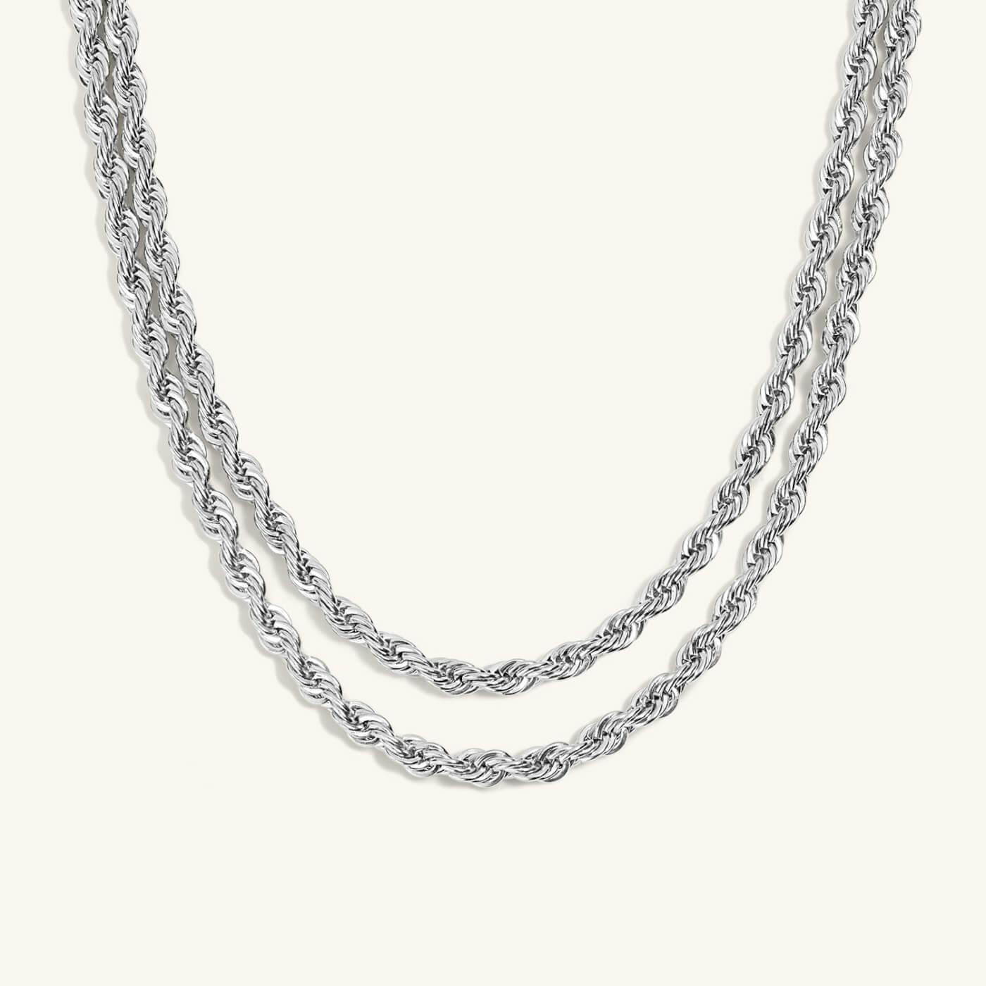 Heirloom Bold Convertible Necklace (Silver)