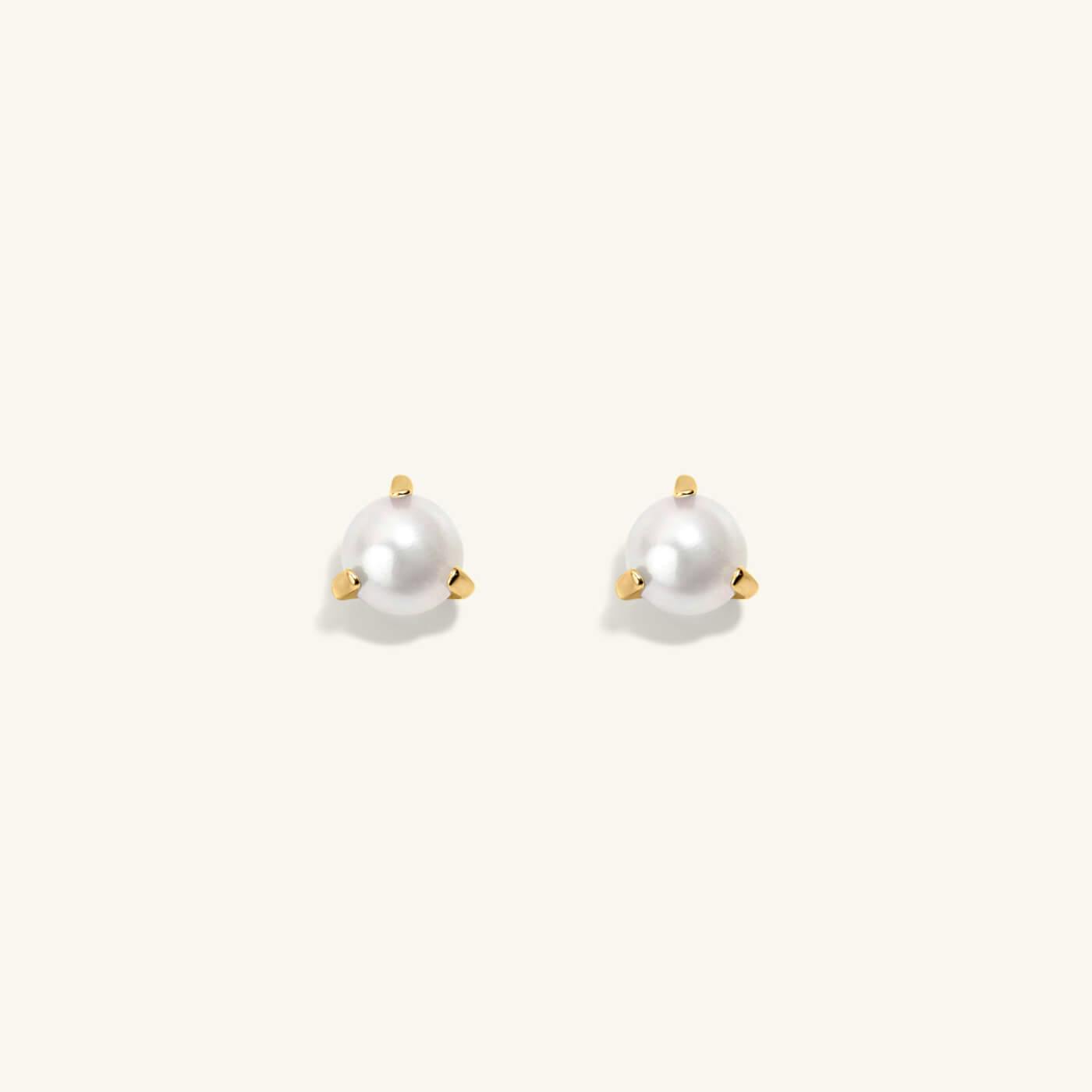 Pearl Nap Earrings (Gold)