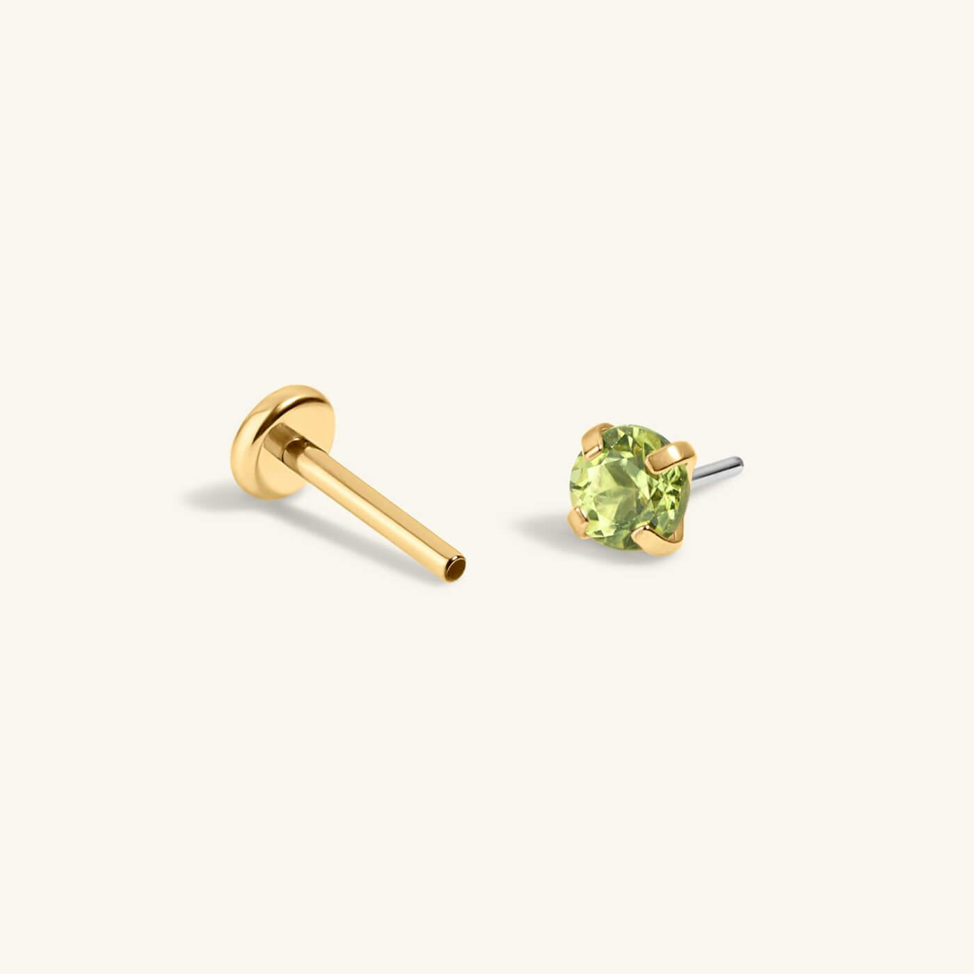 Peridot Nap Earrings (Gold)