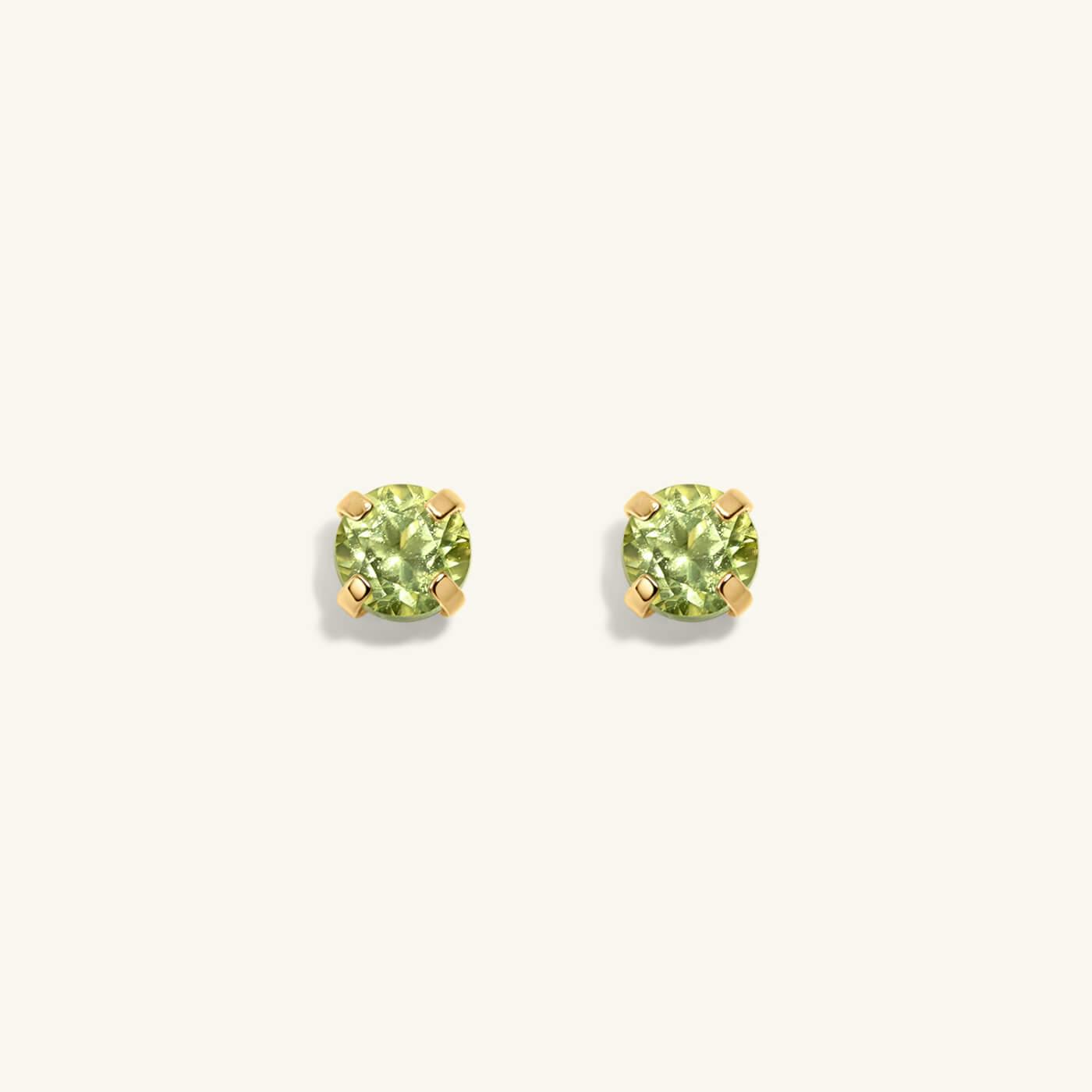 Peridot Nap Earrings (Gold)