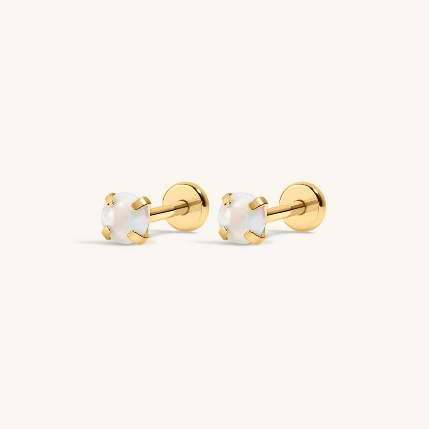 Opal Nap Earrings (Gold)