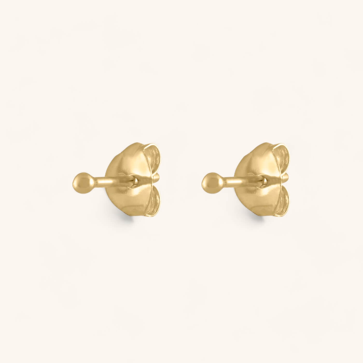 14k Solid Gold Earrings, Tiny Lighting Shaped Stud online Earrings for Summer, #29