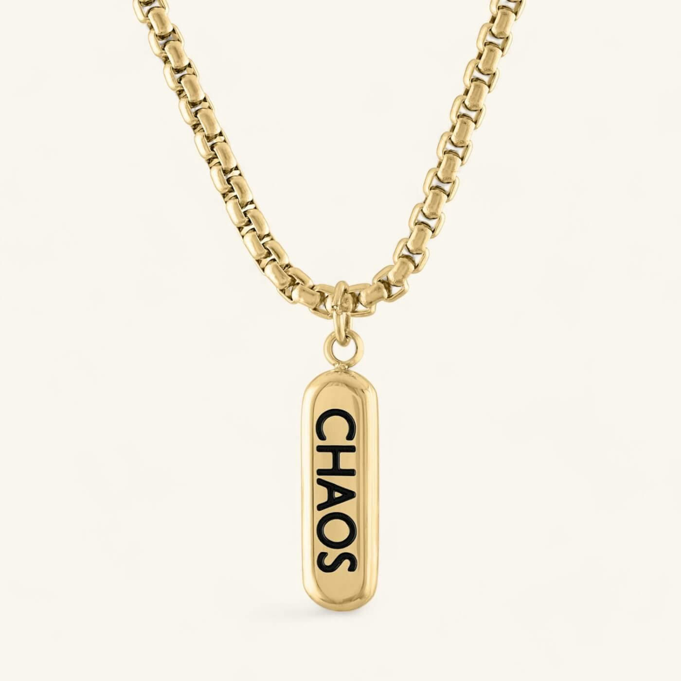 Chaos and Order Necklace (Gold)