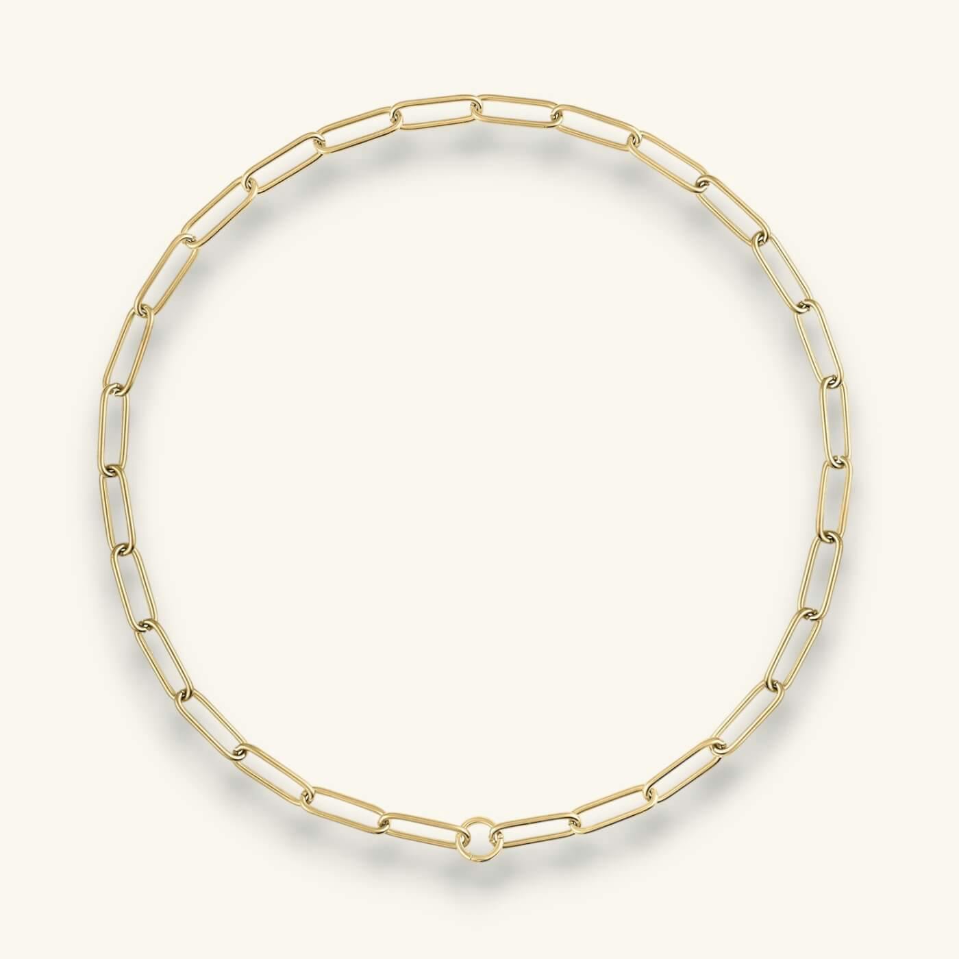 Explorer Necklace (Gold) with Classic Link closure