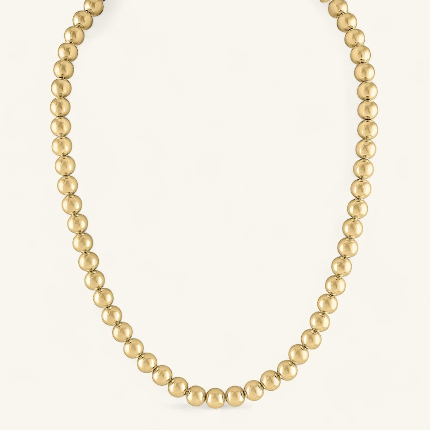 Industrial Pearl Necklace (Gold)