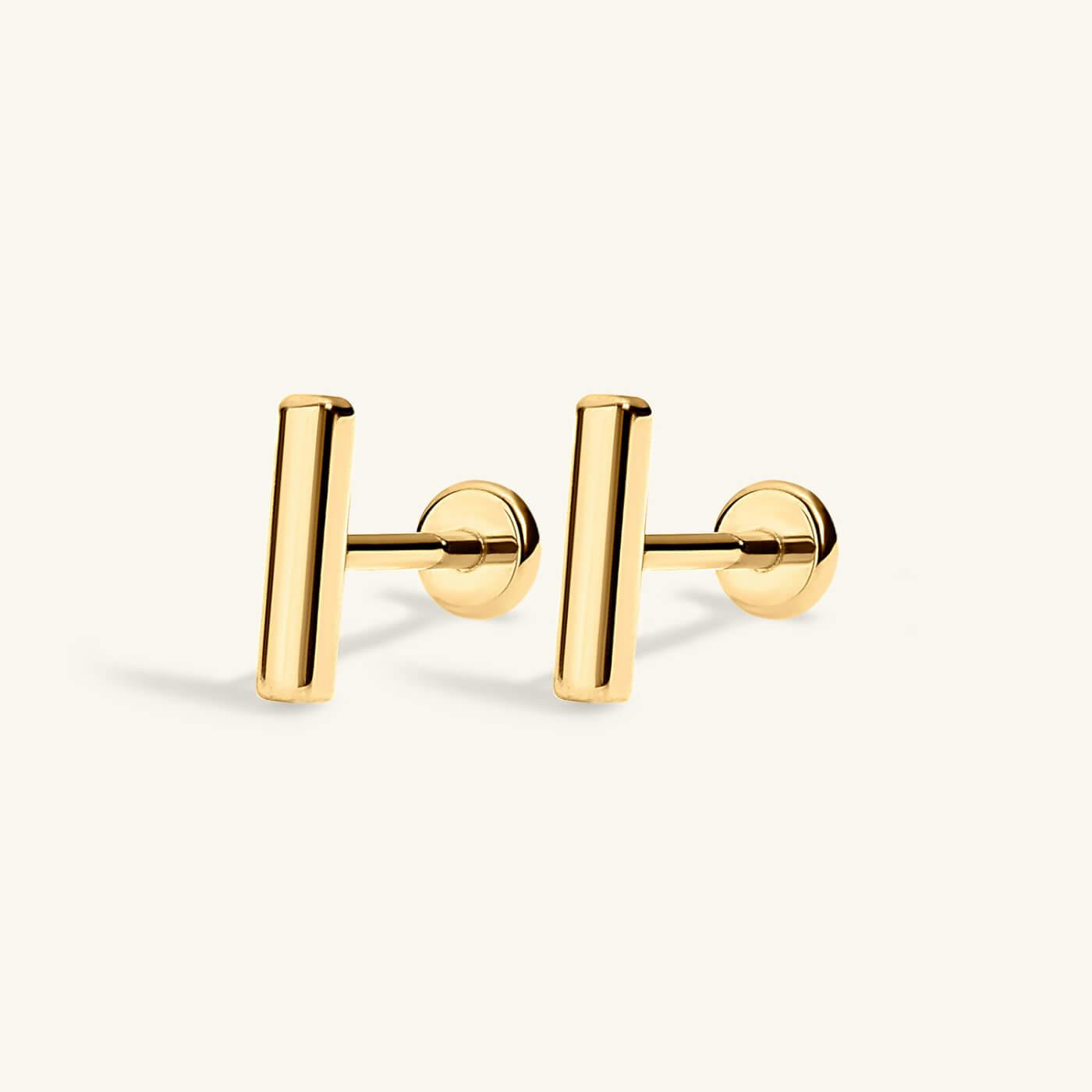 Little Bar Nap Earrings (Gold)