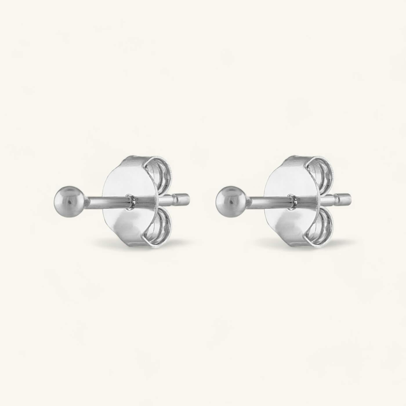 Little Secret Studs in Sterling Silver