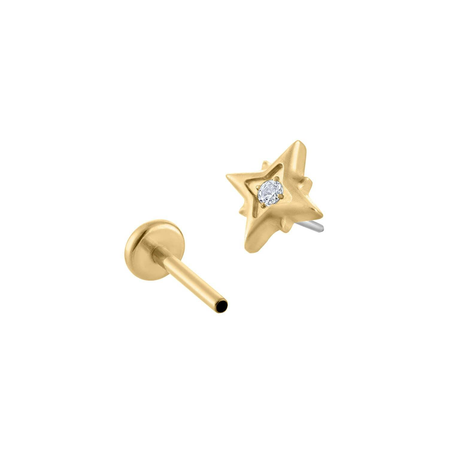 North Star Nap Earrings in Gold