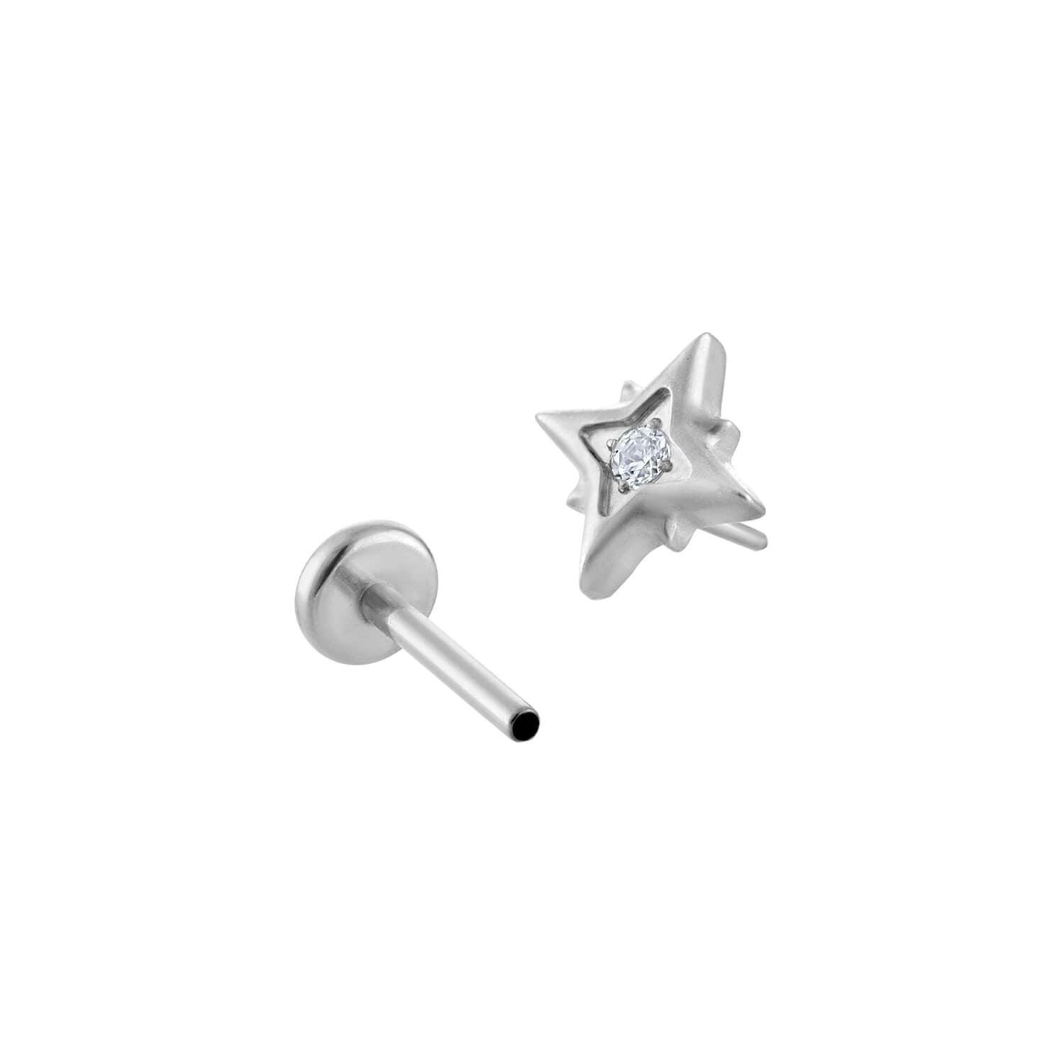 North Star Nap Earrings in Silver
