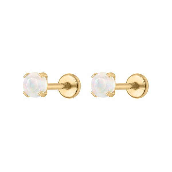 Opal Nap Earrings in Gold