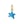 Load image into Gallery viewer, Itty Bitty Turquoise Wishing Star in Gold Vermeil
