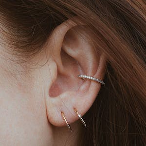 Sterling Silver Wave Huggie Hoop Earrings By Ania Haie, Orin Jewelers