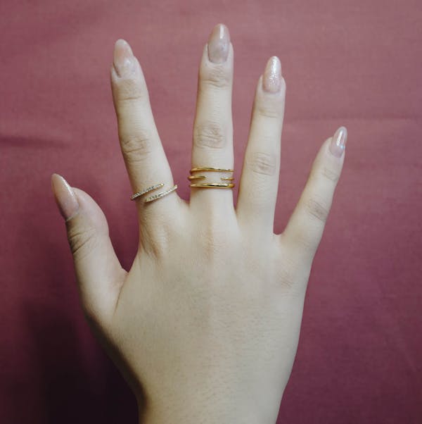 Gold Rings for Women, Stacking Ring, Gold Ring Set, Minimalist