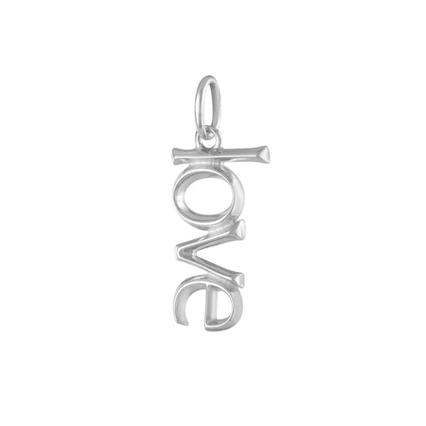 Love Charm in Sterling Silver