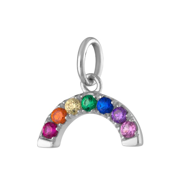 Rainbow Charm in Sterling Silver