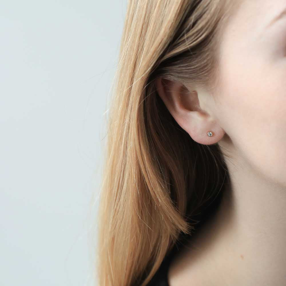 Tiny Crystal Studs | Maison Miru