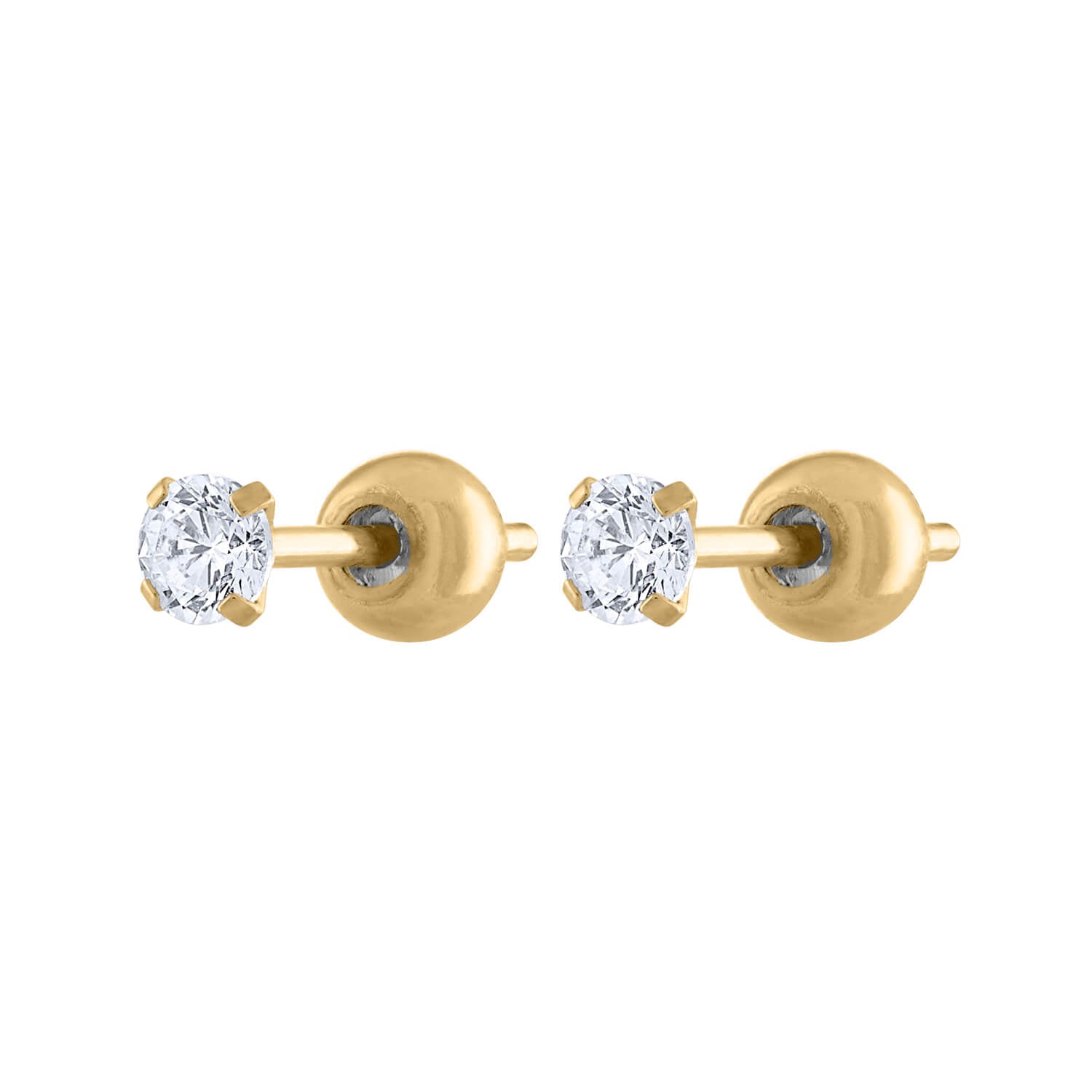 sterling silver jewellery york Round Flat Bezel Gem and Gold Titanium Stud  Earrings Sterling silver jewellery range of Fashion and costume and body  jewellery.