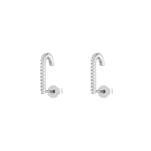 Celestial Hook Earrings in Sterling Silver