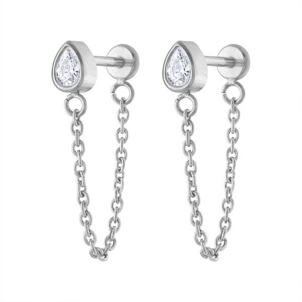 Colette Nap Earrings in Silver