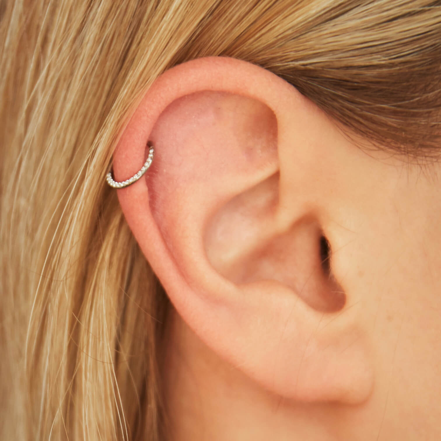 Helix ear hot sale piercing hoop