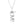 Load image into Gallery viewer, Love Charm Necklace in Sterling Silver
