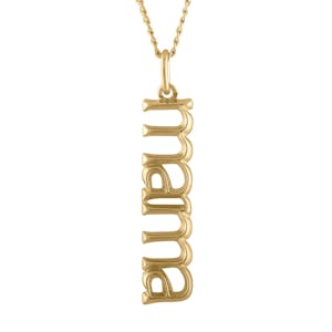 Mama Charm Necklace in Gold