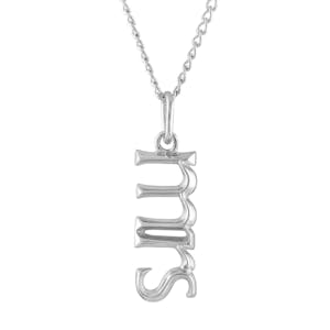 Mrs. Charm Necklace in Sterling Silver