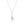 Load image into Gallery viewer, Pave Lightning Charm Necklace in Sterling Silver

