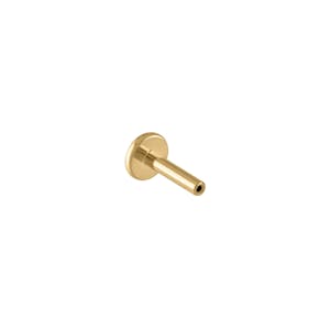 Push Pin Replacement Flat Back Post in Gold